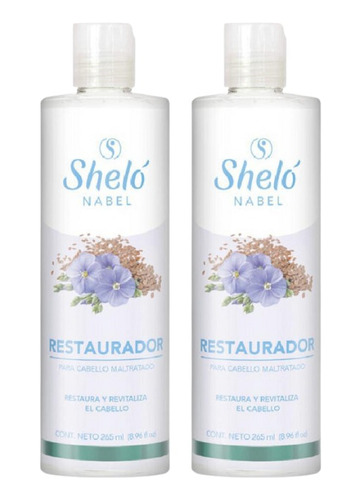 2 Pack Restaurador Para Cabello Maltratado Shelo