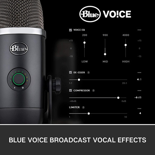 Micrófono Usb Profesional Blue Yeti X, Grabación / Streaming