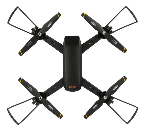 Drone Binden Binden DM107S 2023 com dual c mera HD preto 2.4GHz 1