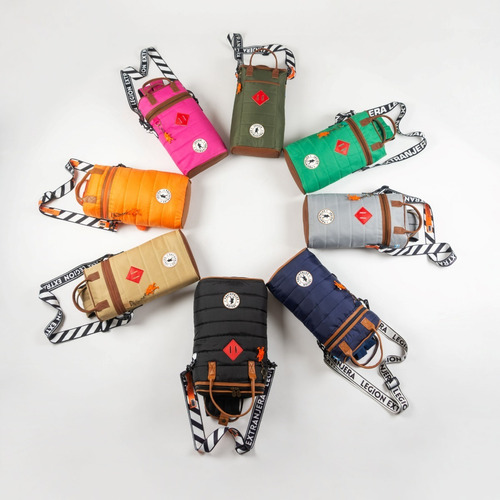 Imagen 10 de 10 de Mochila Matera Diamond Pop Naranja