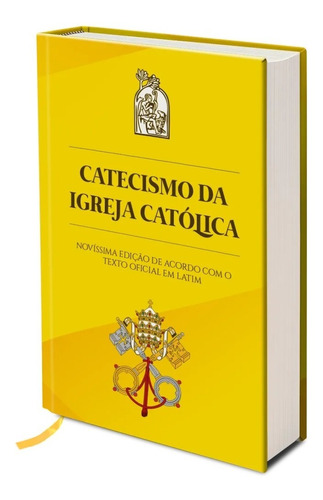 Catecismo Da Igreja Católica Capa Luxo Com Marcador