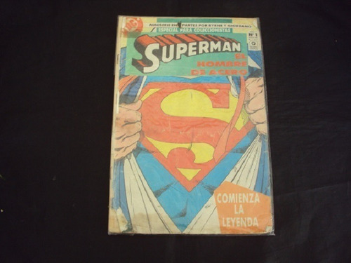 Superman # 1 (perfil) Comienza La Leyenda - Sin Contratapa