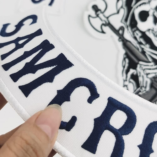 Parche Mc, Sons Of Patch Anarchy Biker, Parches Traseros Par