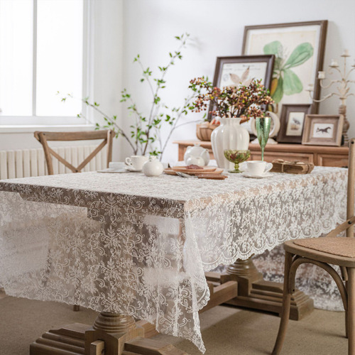 Mantel Rústico Para Mesa De Café Con Forma De T, Diseño De E