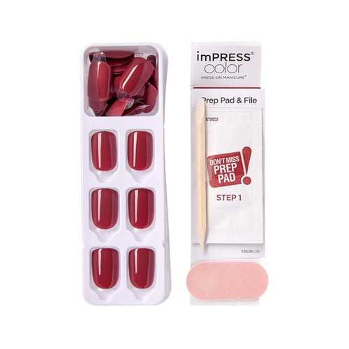 Imagen 3 de 4 de Uñas Postizas Impress Color Espress Y Ourself Kiss