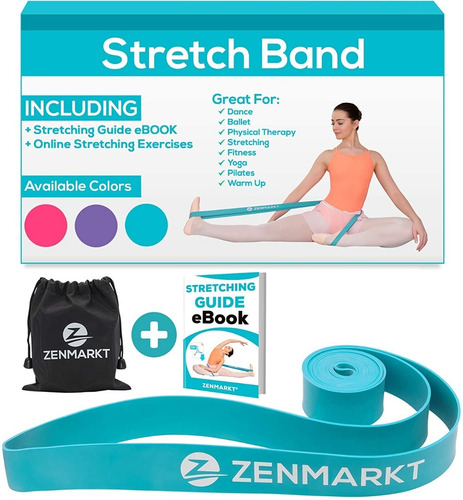 Imagen 1 de 2 de Banda Elástica Para Estiramiento De Piernas Zenmarkt