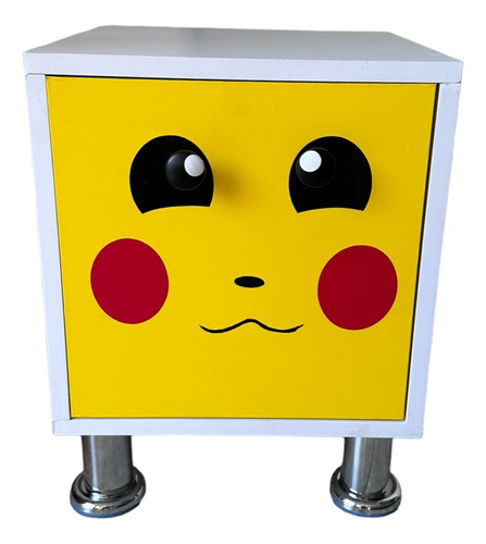 Buro Infantil Niños Mdf Recamara Diseño Pokemon Pikachu