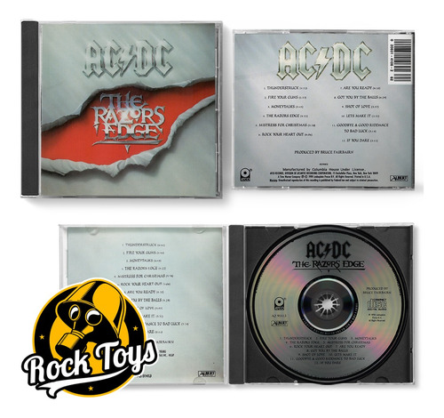 Ac/dc - The Razors Edge 1990 Cd Vers. Usa (Reacondicionado)