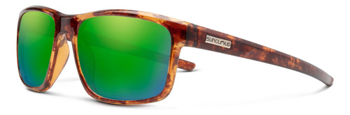 Suncloud Respek Gafas De Sol Polarizadas, Espejo Verde Polar