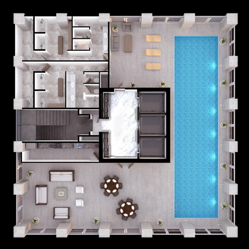 Imagen 26 de 30 de Departamentos En Preventa Selenite En Av. Atlixcayotl Frente A La Vista