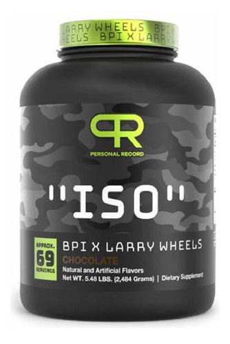 Bpi Sports X Larry Wheels Iso Hd 5lbs Personal Record Sabor Chocolate