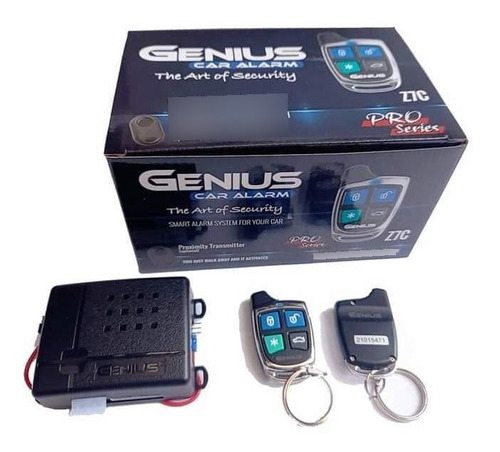 Alarma Para Auto Genius, Con 2 Controles, Trabagas