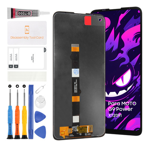 Pantalla táctil LCD de la marca Thirpold completa para Motorola Moto G9 Power Xt2091, Xt2091-3, Xt2091-4