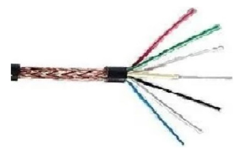 20 Metros Cabo Awg Para Célula De Carga 7 Vias