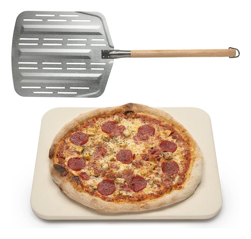 Pizza Stone Pro Xl - Piedra Para Hornear Para Pizzas En Horn