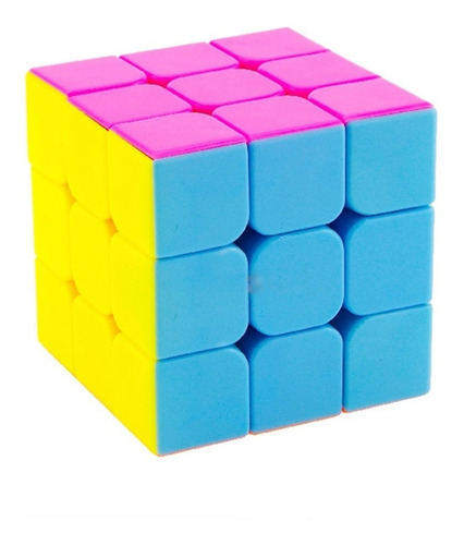 Cubo De Velocidad Yj Guanlong Pink Rubik Para Speedsolving