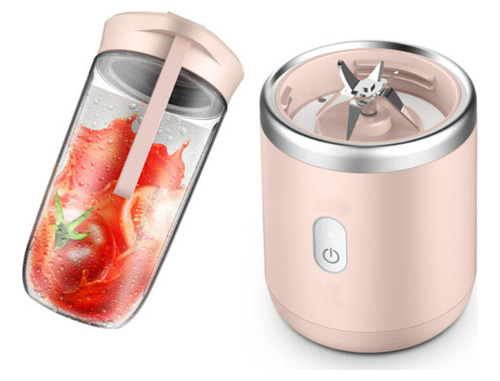 Mini Licuadora Portátil Con Carga Doble De 400 Tazas