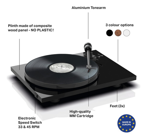 Pro-ject E1, Plug & Play Tocadiscos De Nivel De Entrada