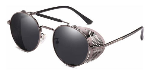 Gafas De Sol Redondas Estilo Steampunk Para Hombres Y Mujere