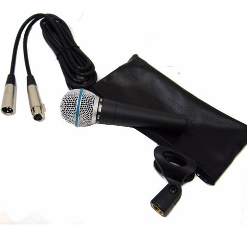 Microfono Dinamico Moon M59 Con Cable Y Funda Idem Sm58 Esdj
