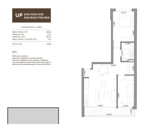 Imagen 12 de 12 de Departamento A Estrenar En Montevideo