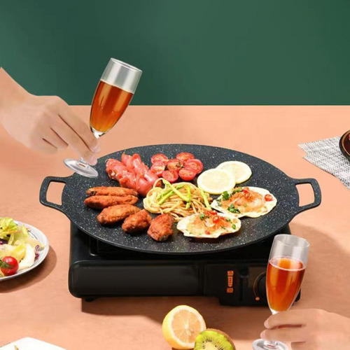 Compatible Sartén De Parrilla Coreana Barbacoa De Barbacoa