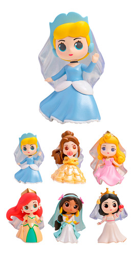 Miniso Blind Box Disney Princesas Novias 7x8.3 Cm