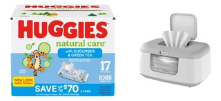Toallas Humedas Huggies + Calentador De Toallitas Jool Baby