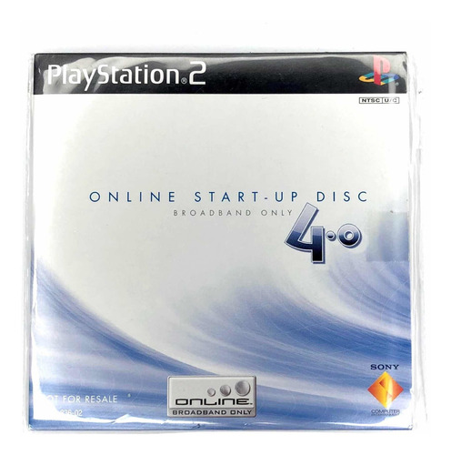 Playstation 2 Online Start-up Disc V4.0 Original Sellado