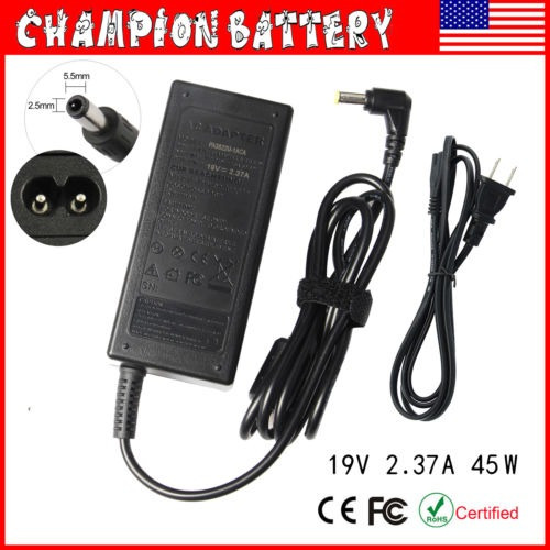 19v 2.37a 45w Adaptador De Cargador De Laptop Para Toshiba S