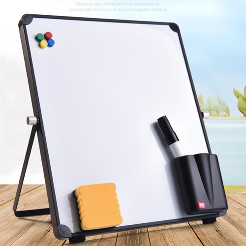 Pizarra Blanca Plegable Borrado En Seco For Mesa 30 X