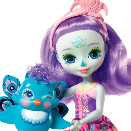 Set de juego y muñeca - Enchantimals - Patter Peacock And Kiosk