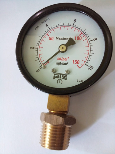 Manometro Para Agua Potavel Rosca 1/2