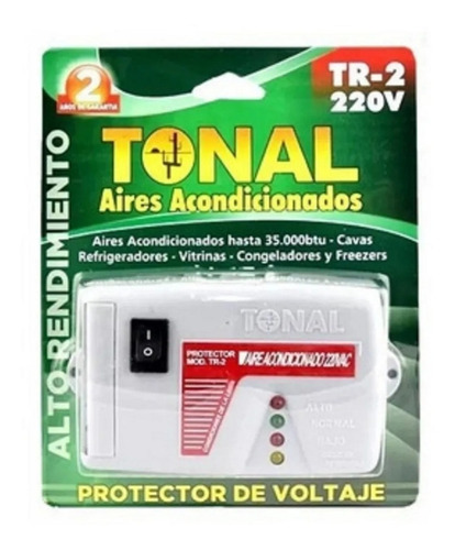 Protector Aire Acondicionado Hasta 35000 El Tonal 220v