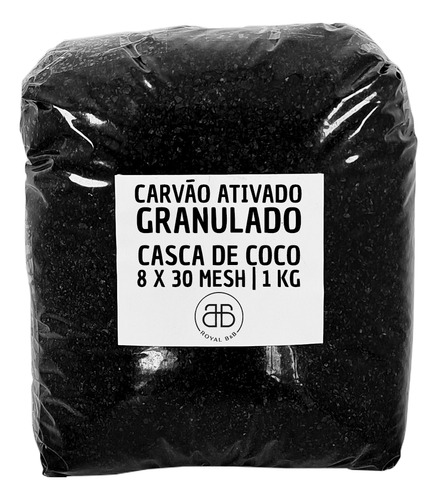 Carvão Ativado Granulado De Casca De Coco 5kg Para Filtros Cor Marron