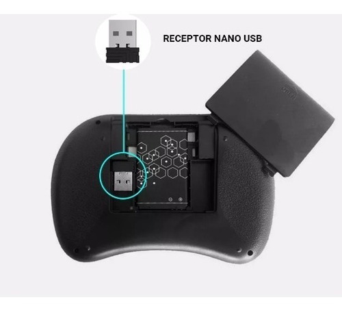 Mini Teclado Control Remoto Smart Tv Air Mouse Tv Android