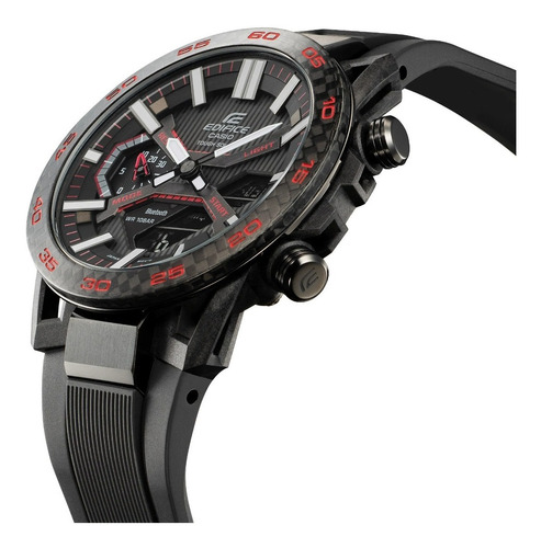 Imagen 3 de 7 de Reloj Casio Edifice Enlace Móvil Sospensione Ecb-2000pb-1acr