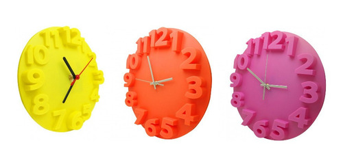 Reloj Alto Relieve Medidas 34,5 Cms , Moderno