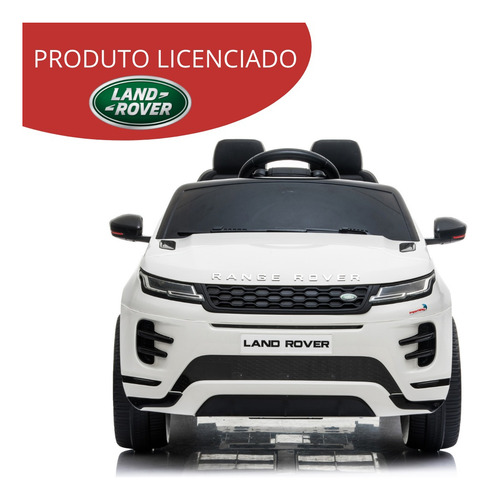 Mini Carro Elétrico Infantil Range Rover Evoque Luzes Sons
