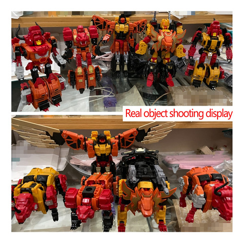 51cm Transformer Predacons Predaking,5 En 1 Extragrande