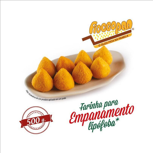 Imagem 2 de 3 de Farinha De Rosca Empanar Fioccopan® S3 | 500g Zini Alimentos