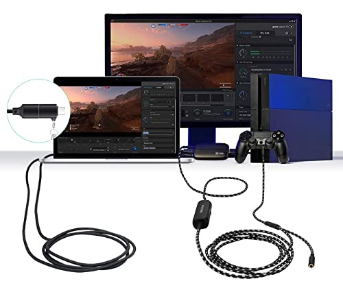 Cable Usb C Weishan Para Captura De Juegos Elgato Hd60 S+, H