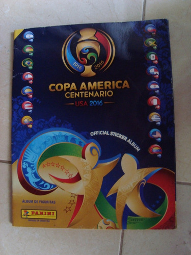 Album De Futbol Copa America Usa 2016 Con 83 Figuritas