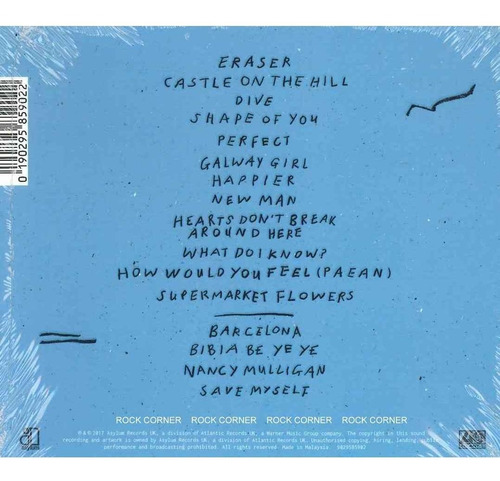 Imagen 2 de 2 de Ed Sheeran Divide Deluxe Edition Cd Nuevo Original