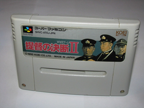 Teitoku No Ketsudan Ii - Famicom Super Nintendo - Jp Origin (Usado)