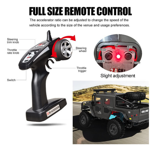Camión Rc Crawler 1/12 4wd Control Remoto 20 Km/h Offroad