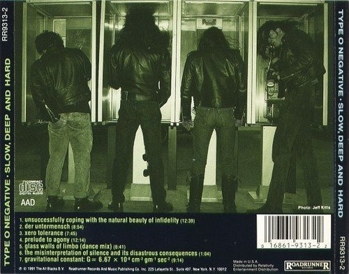 Type O Negative / Slow, Deep And Hard Cd
