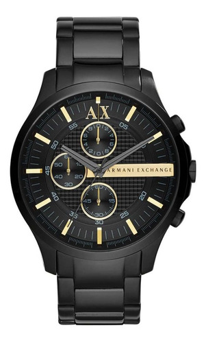 Reloj Hombre Armani Exchange Ax2164 Cuarzo Pulso Negro En