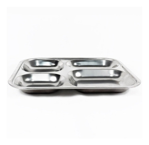 Imagen 6 de 8 de Lunchera Termica Vianda Conservadora 3 Espacios Acero Inox