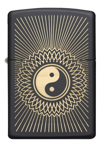 Zippo Original Encendedor Ying Yang Negro Us 29423